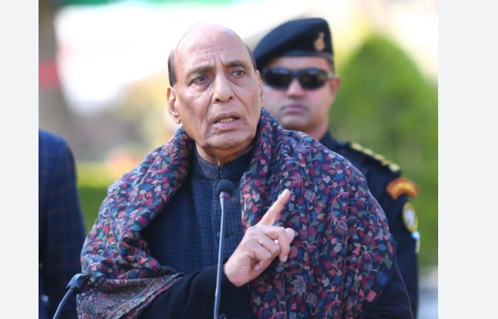 'Rajnath Singh to visit J&K on Feb 24, to discuss security issues with Army Commanders'