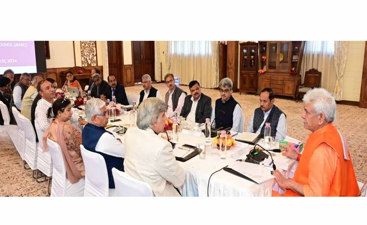 'Lt Governor chairs Jammu and Kashmir Higher Education Council meeting'