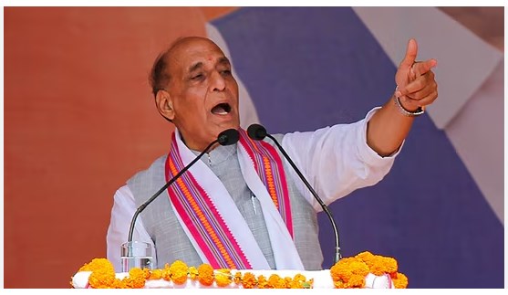'INDIA bloc misleading country on reservation, says Rajnath Singh'