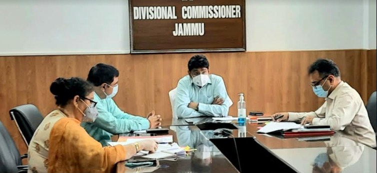 Detailed performance review of RDD schemes in various districts taken by Div Com Jammu