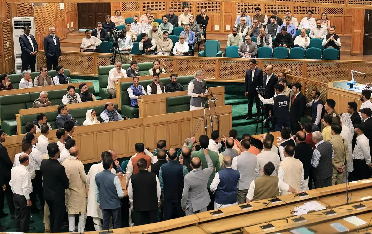 BJP Walks Out of J&K Assembly Over Discussion on Statehood Resolution