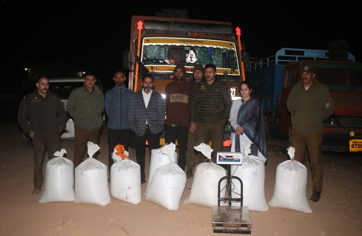 J&K: Truck driver arrested with 211 kg of poppy in Udhampur