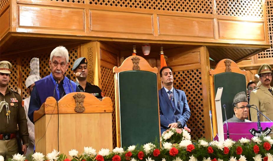 LG Sinha says his govt will ensure 200 units of free electricity