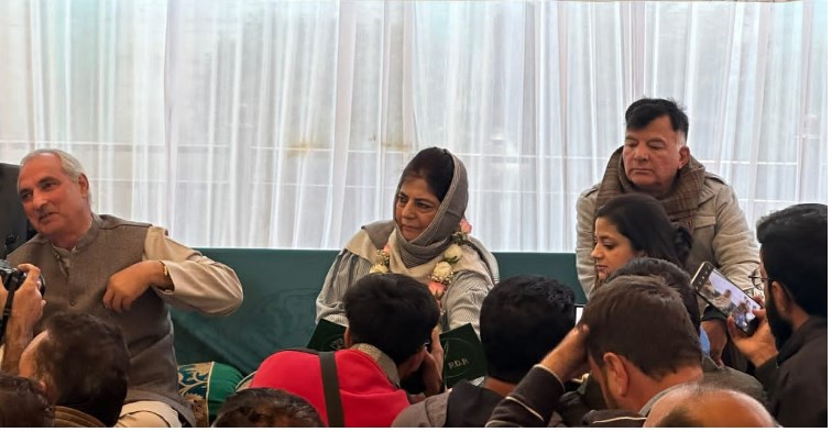 Mehbooba Mufti re-elected PDP president for three years