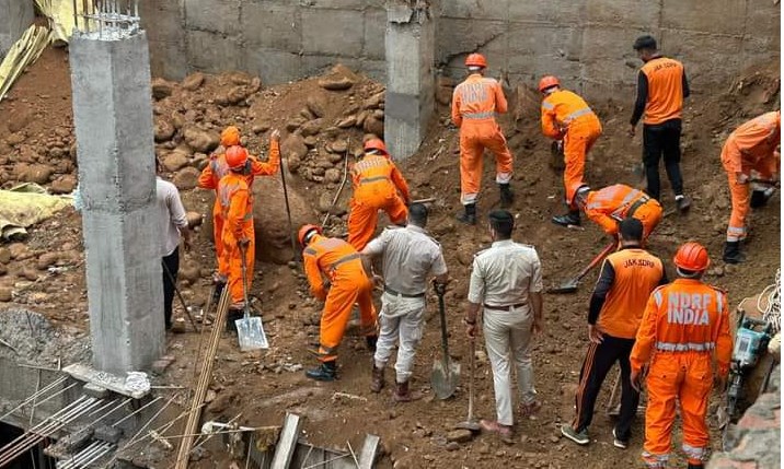 J&K: 02 dead, six injured as landslide hits construction site in Udhampur