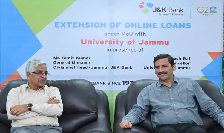 J&K Bank extends instant digital loan facility to Jammu University employees