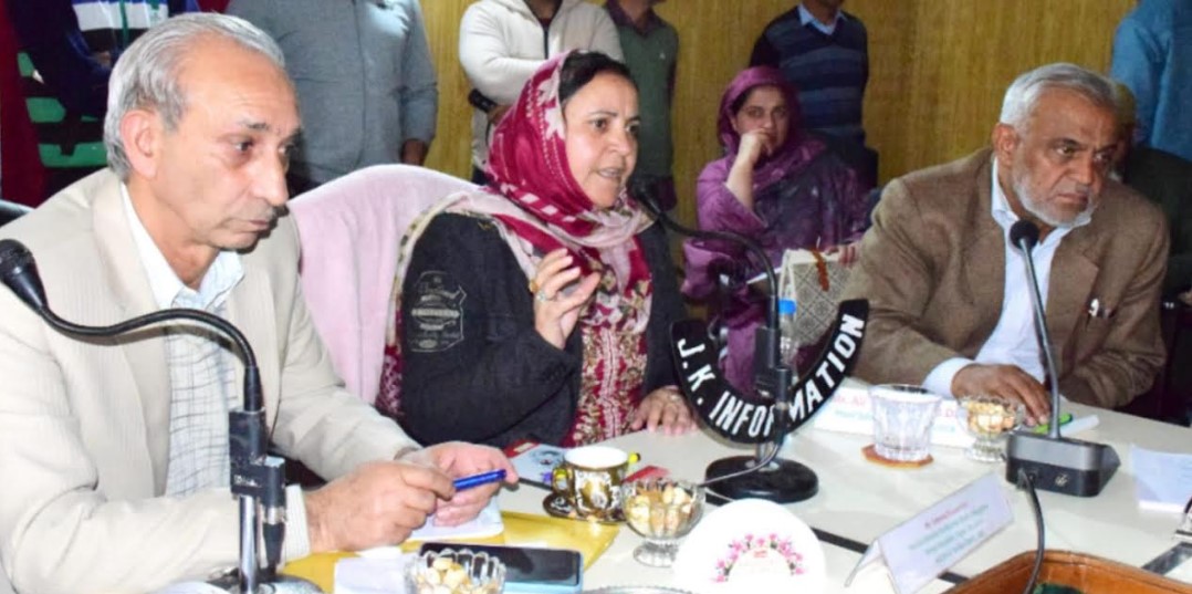 Present government is peoples government, committed towards welfare of public: Sakeena Masood