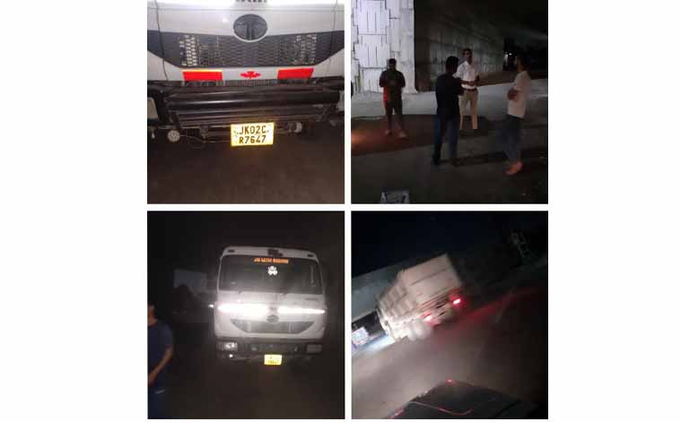  7 vehicles seized for illegal transportation of minor minerals in Jammu district 