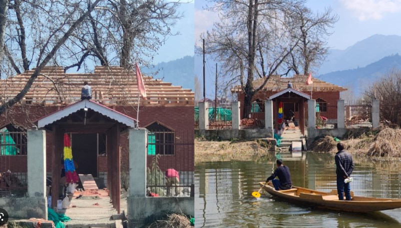 Srinagar's 700-year-old Mangleshwar Bhairav temple undergoes restoration