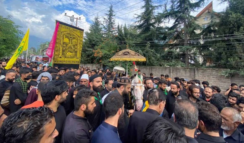 Muharram procession passes through Kashmir's Lal Chowk after 3 decades