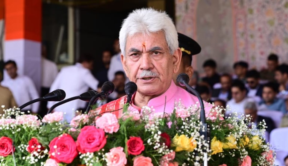 Jammu & Kashmir being recognised for change, peace in four years: L-G Manoj Sinha