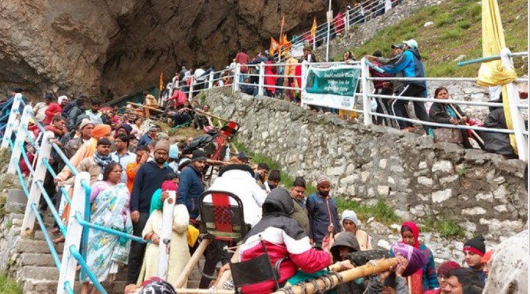 J&K: Over 67,000 devotees visit Amarnath cave shrine in first 5 days of pilgrimage