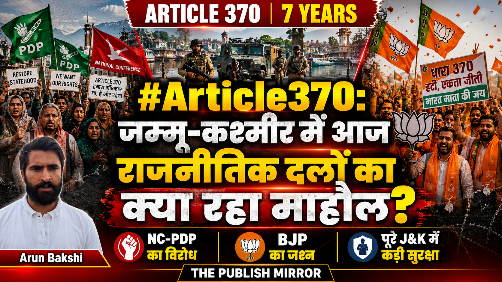 #Article370 Jammu Kashmir में आज राजनीतिक पार्टियों का क्या रहा माहौल