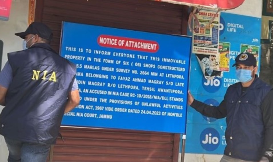 Property of accused in militancy case attached in J&K's Pulwama