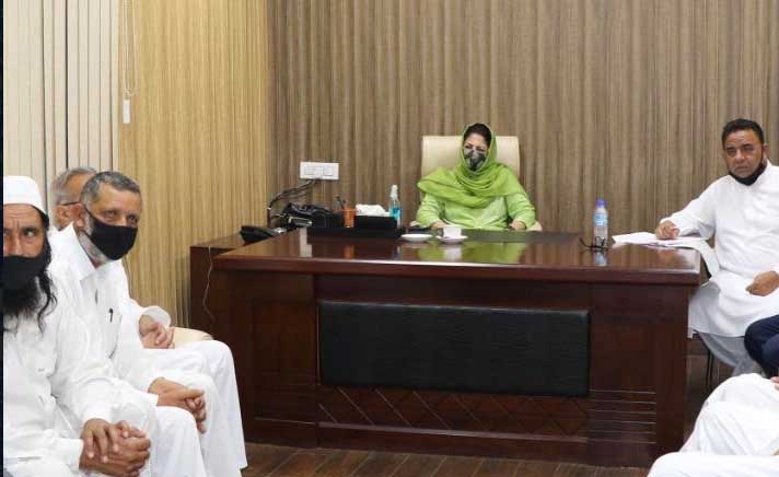PDP firm on its agenda of dialogue, reconciliation: Mehbooba