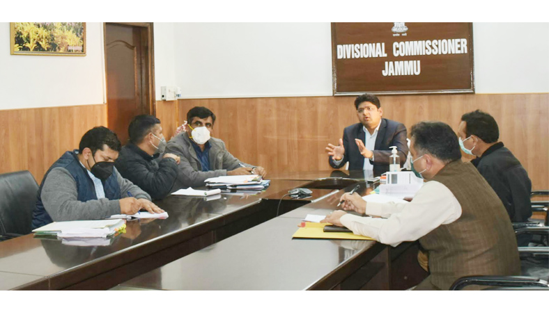 Div Com Jammu reviews status of preparation of DPRs of SLWM projects in rural areas