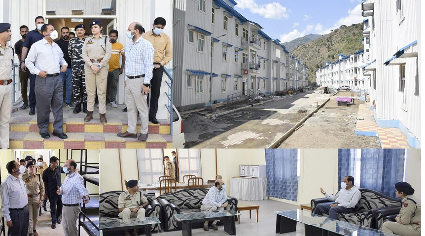 Advisor Bhatnagar visits Yatri Niwas at Chanderkote, reviews arrangements for SANJY, 2022