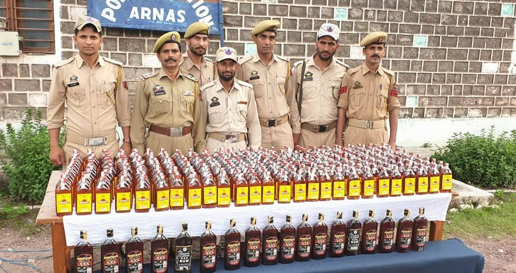 322 bottles of illicit liquor recovered from CAPD ration depot run by Father-Son duo