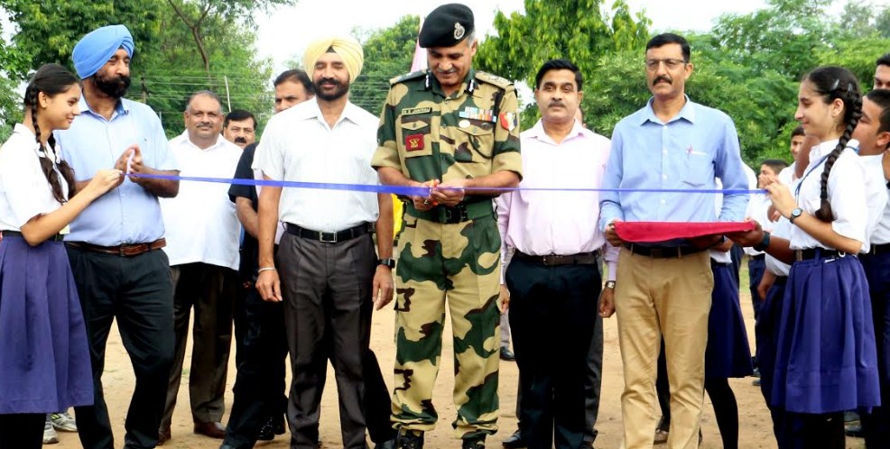 IG BSF Jammu  inaugurate 400 meters Sports track and field BSF Senior Secondary School Jammu