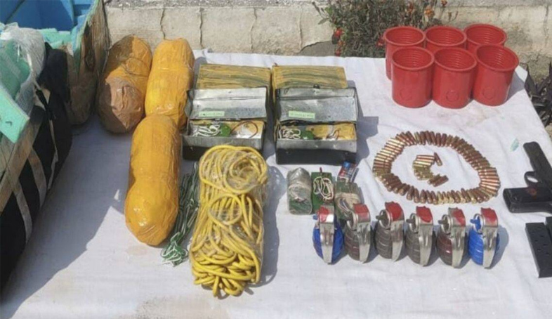 Arms dropped by Pakistani drone seized from border: J&K police