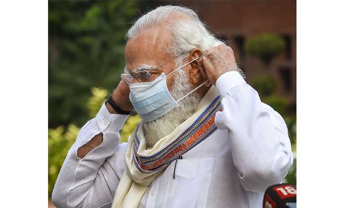 Crowds without masks in hill stations matter of concern: PM Modi