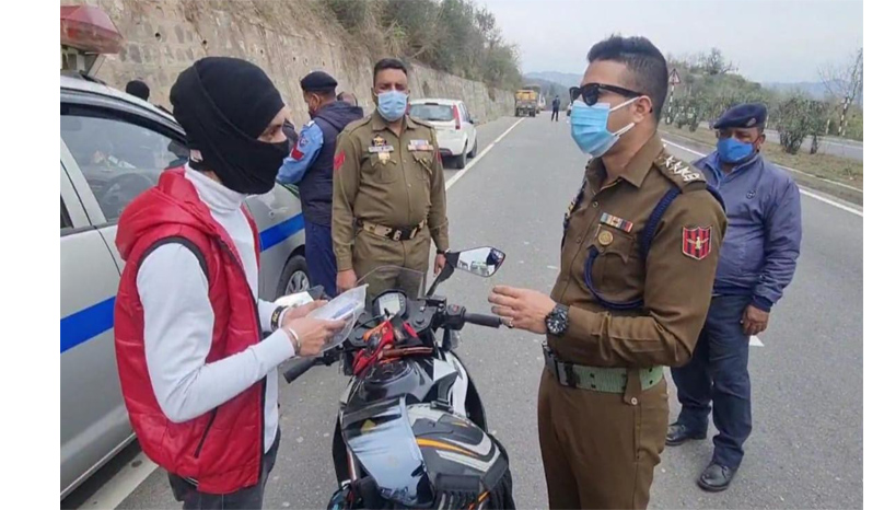 Traffic Police City Jammu to crack down on Stunt bikers & modified bike silencers