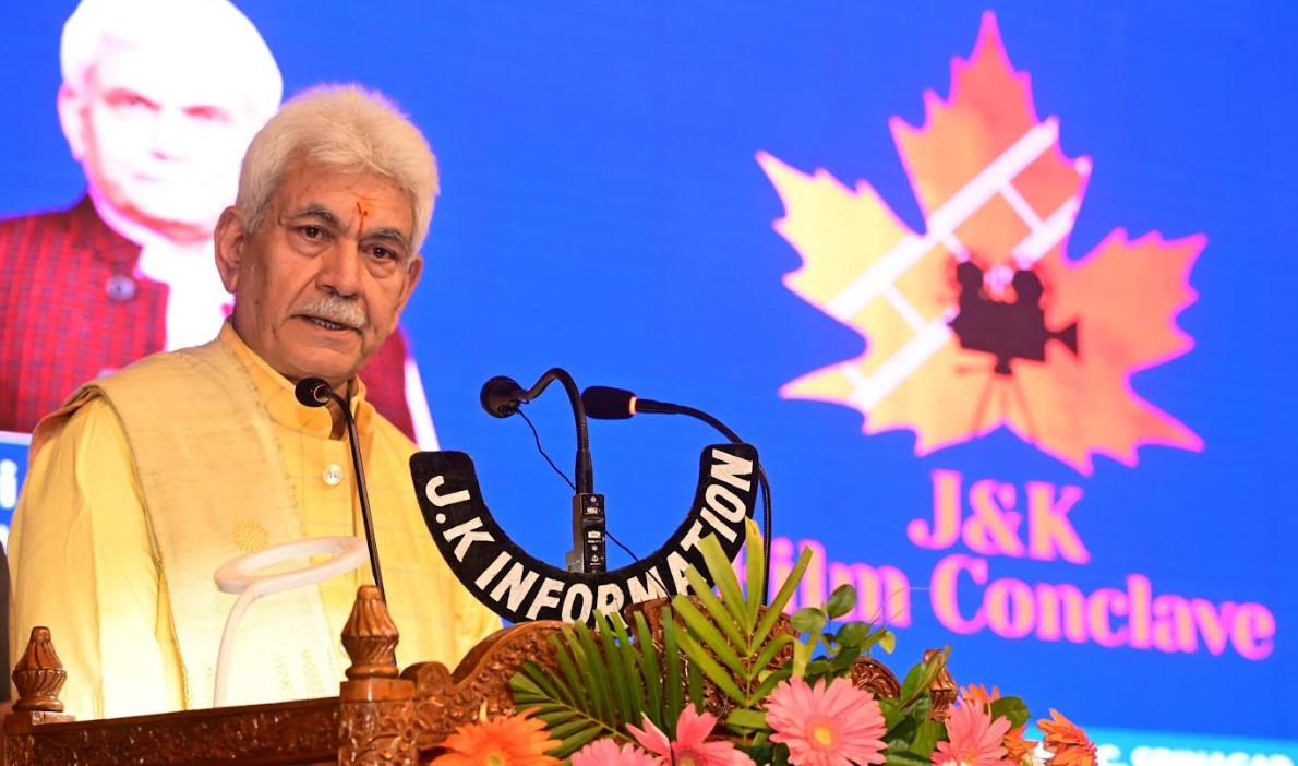 J&K and Cinema is a symbol of oneness and cannot be seen separately. They are a perfect match: LG Sinha