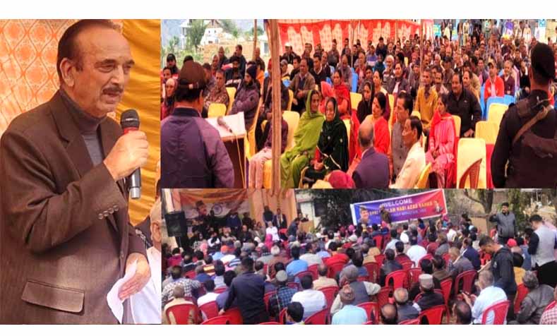General Secretary of JKNPP Anita Thakur today joined Democratic progressive Azad party