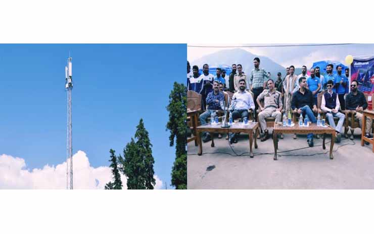 Doodhpathri gets connected to telecom network; long pending demand of locals met
