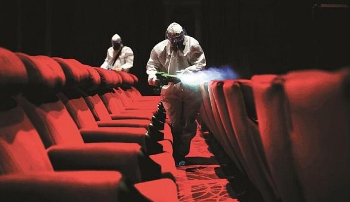 Delhi cinema halls prepare to resume business from Friday; sanitisation work in progress