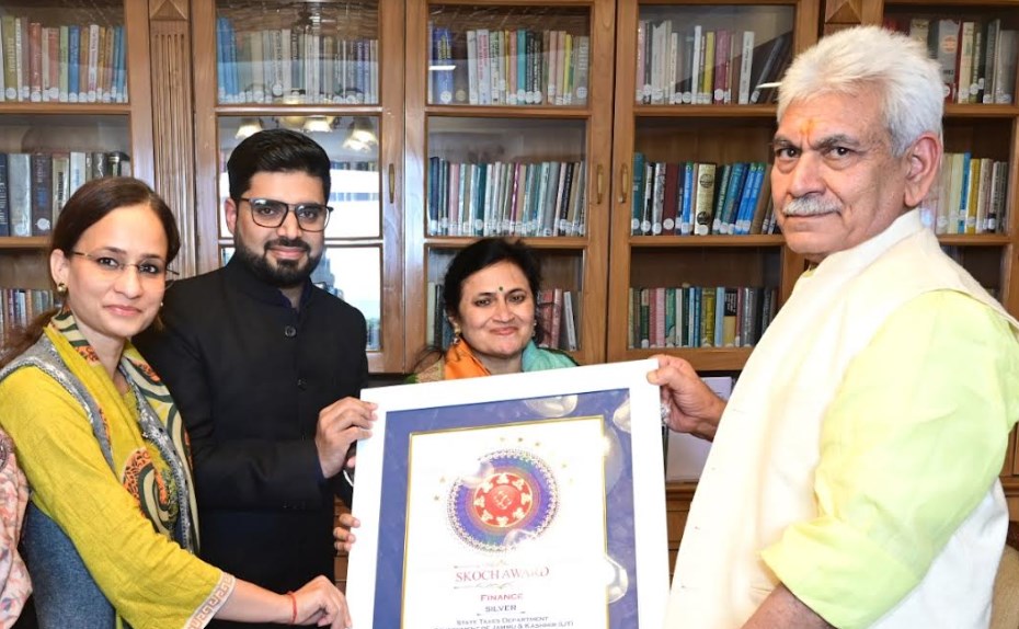 Commissioner State Taxes J&K calls on Lt Governor