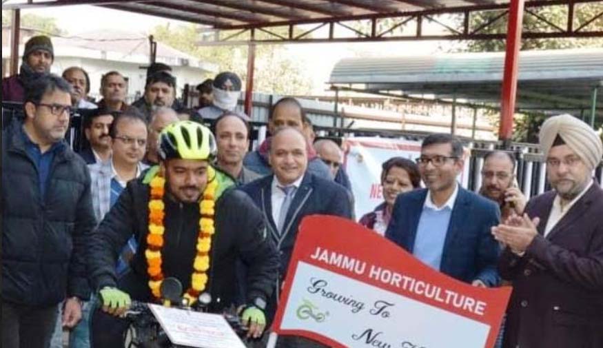 'Bicycle Man of India' launches expedition to promote HADP in Jammu