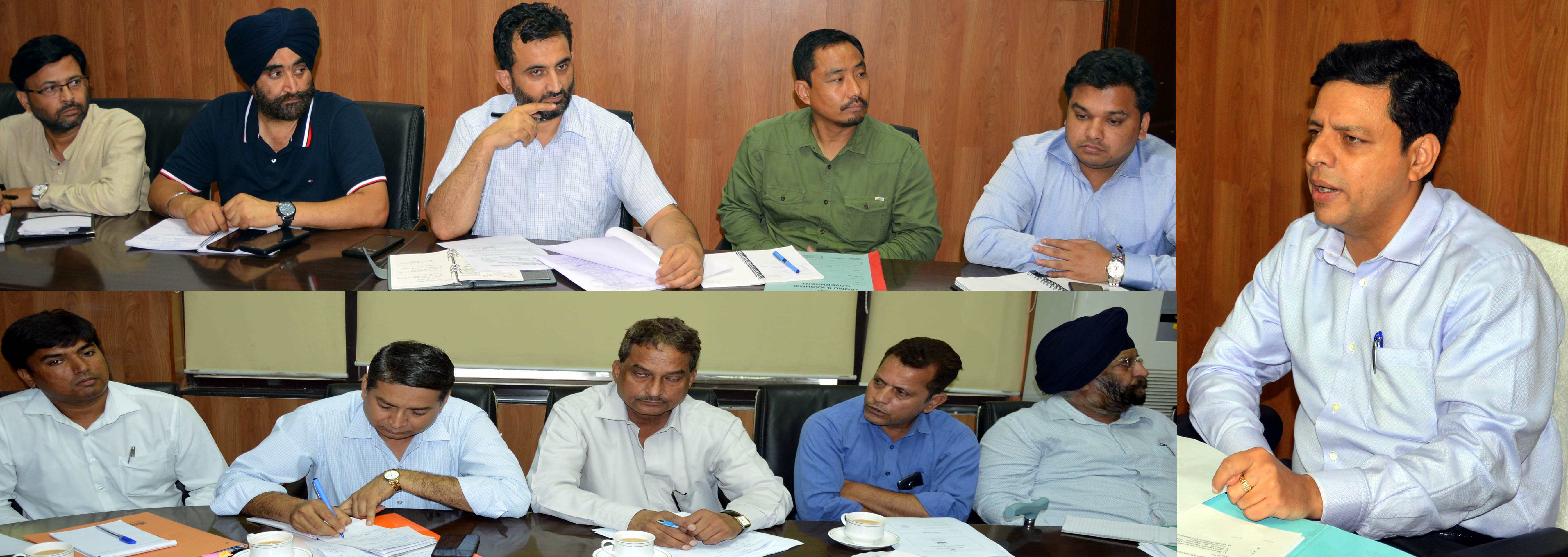 Div Com reviews implementation of Jal Shakti Abhiyan in Jammu Division