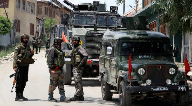 Militants open fire at security forces in J&K