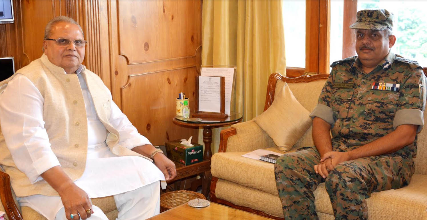 ADG CRPF meets Governor   