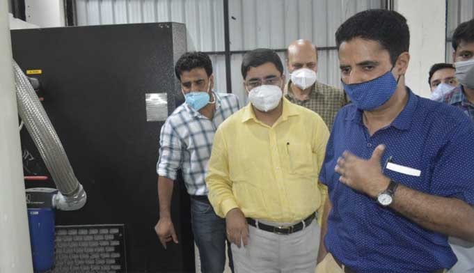 GMC&AH Rajouri gets Additional 750 LPM Oxygen Concentrator Plant   