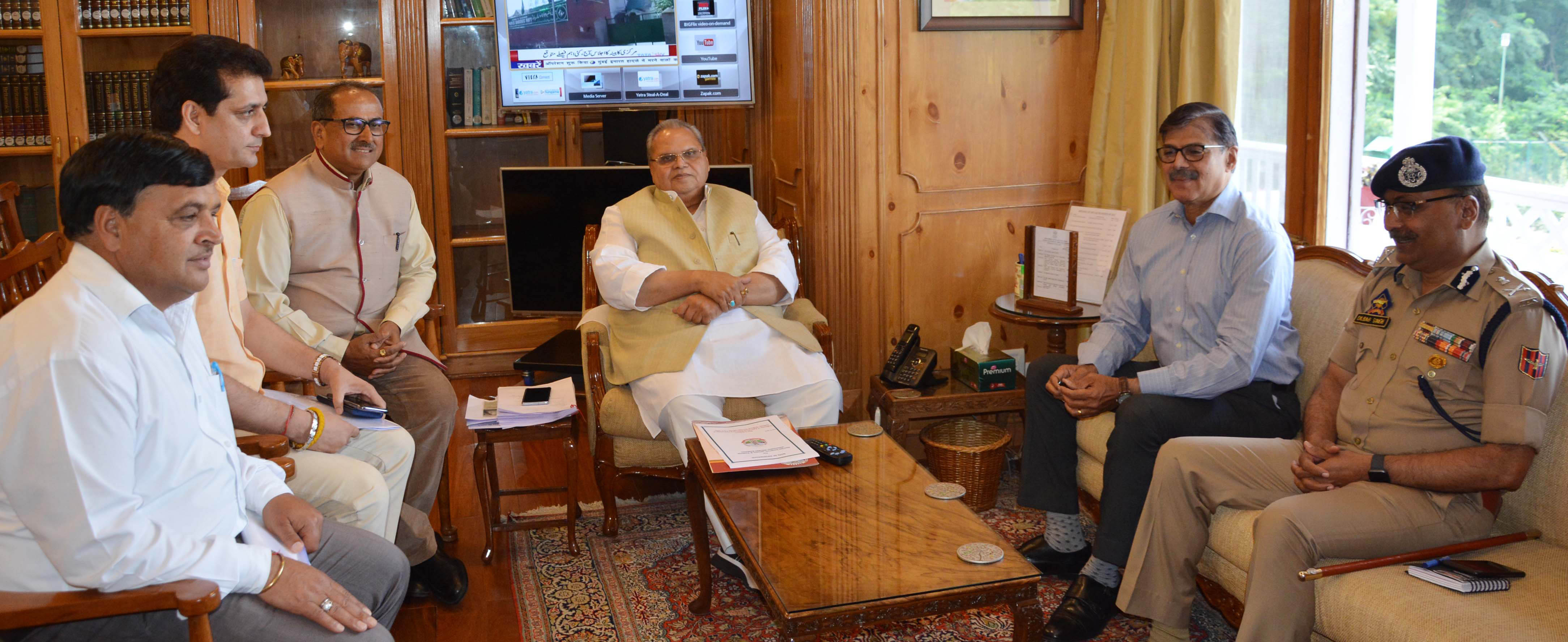 Dr. Nirmal Kumar Singh led delegation meets Governor