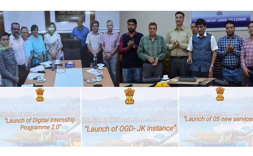 Chief Secretary reviews the progress of IT initiatives