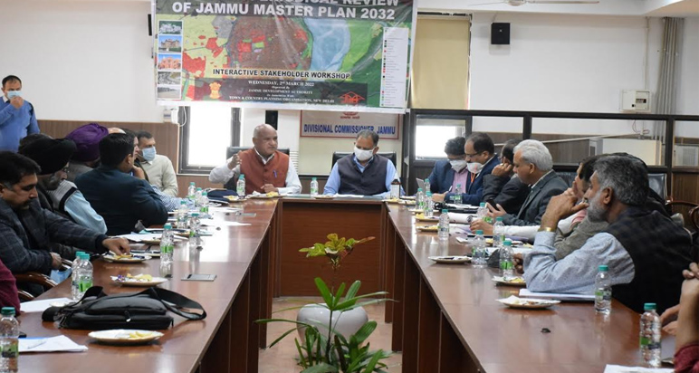 JDA hosts Interactive Workshop for 5 yr periodical review of Jammu Master Plan 2032