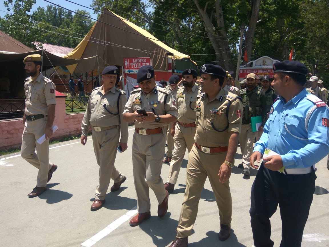 DIG CKR reviews Security arrangements for Mela Kheer Bhawani 