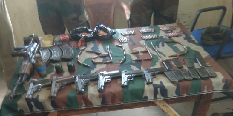 Bid to revive Militancy in Poonch foiled, arms and ammunition recovered 