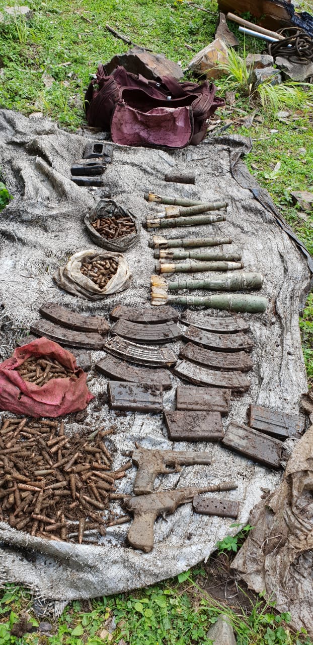 Militant hideout busted in Doda, arms and ammunition recovered 