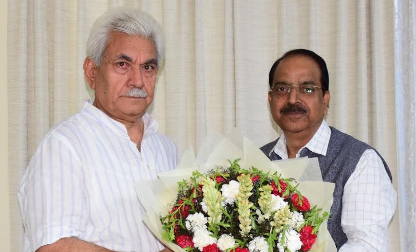 VC SKUAST Jammu calls on LG Manoj Sinha