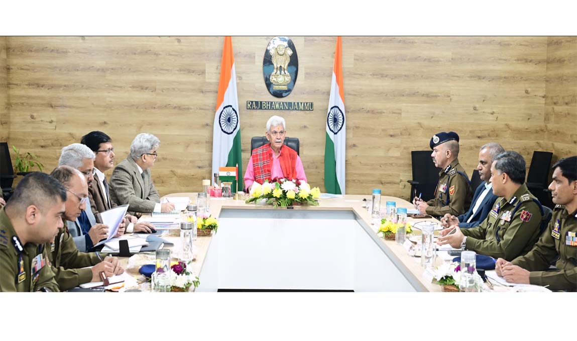 Lieutenant Governor chairs review meeting of Home Department