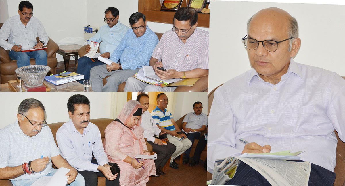 Advisor Sharma reviews Power, Education & Industries sector