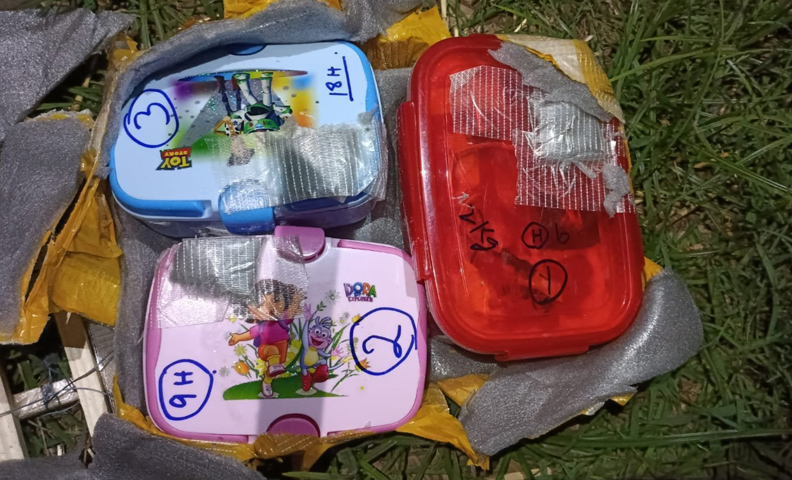 Three magnetic IEDs brought down from drone, defused in Jammu