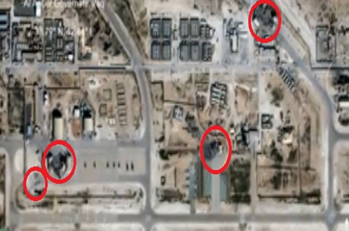 Satellite images show damage to Al Assad Air Base post Iran rocket attacks