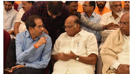 3 days after Maha Spectacle, Sharad Pawar parades 162 MLAs in front of the media, says we have majority