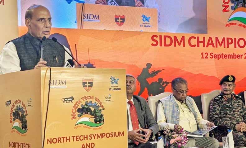 On national security, every political party is united: Defence Minister in Jammu