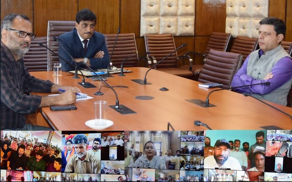 Brashtachar Mukt J&K Week: CS virtually interacts with stakeholders across the UT